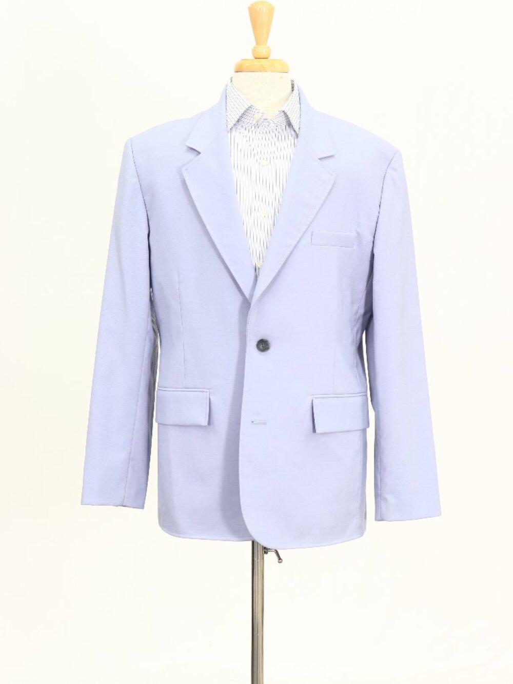3.1 Phillip Lim 40L Blue Blazer Sport Coat Jacket 2-Button Solid W871
